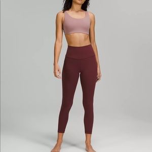 Lululemon Align Tall Leggings in Burgundy Red sz 8